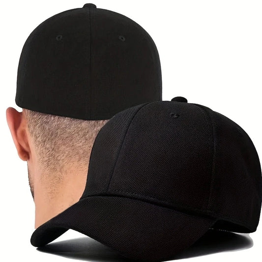 Classic Baseball Cap with Structured Design and Curved Brim