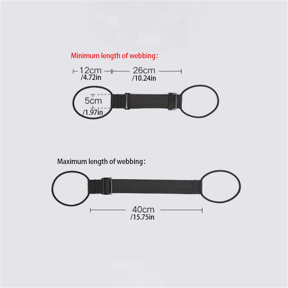 Adjustable Travel Bag Strap for Securing Additional Luggage, Versatile Suitcase Attachment Belt for Convenient Carry-On Organization, Strong and Durable Design for Efficient Travel Management