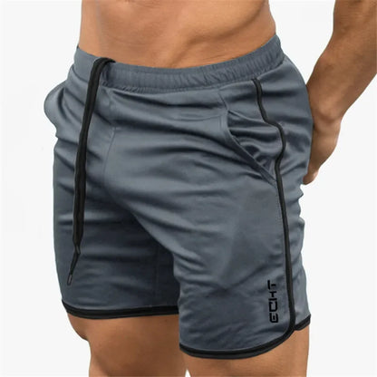 Men's Quick-Dry Performance Running Shorts with Elastic Waistband and Side Pockets, Featuring a Sleek Design for Optimal Comfort and Mobility