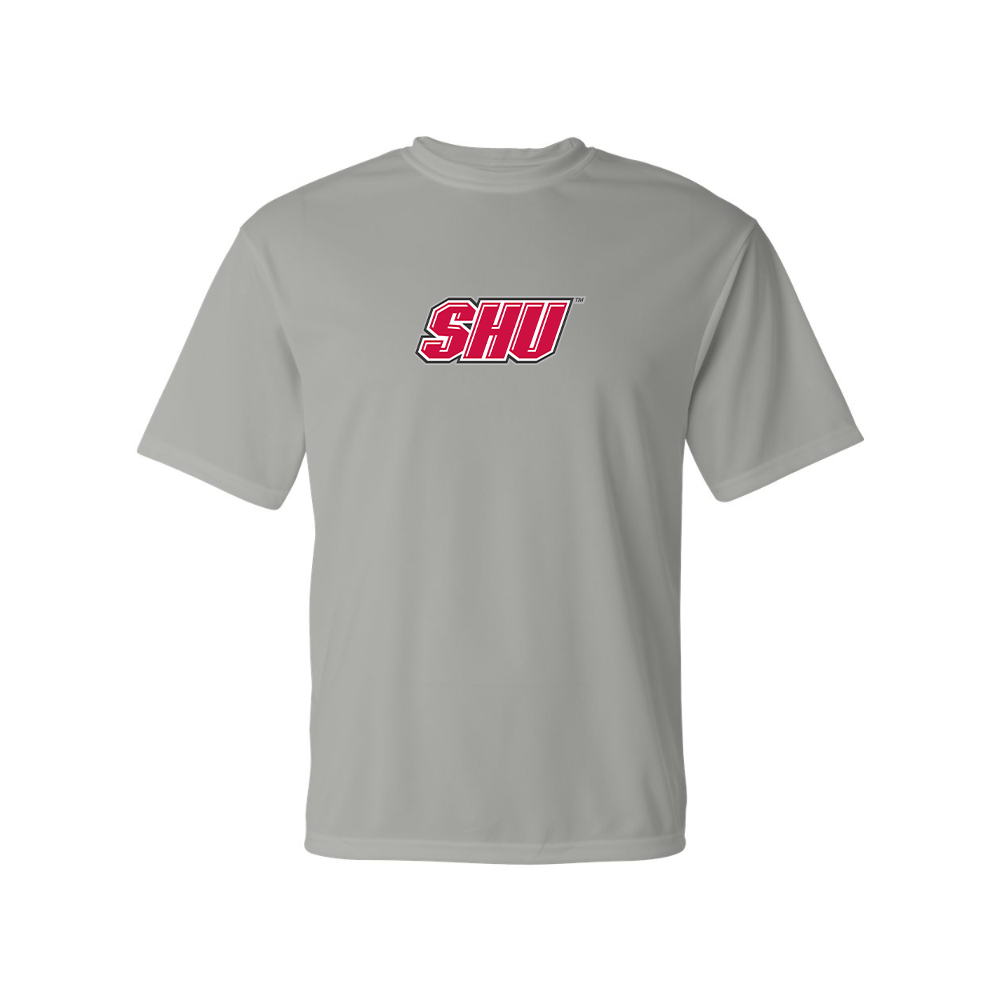 Men's Sacred Heart Pioneers Logo Polyester T-Shirt