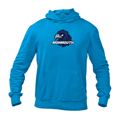 Men's Monmouth Hawks Logo Pullover Hoodie