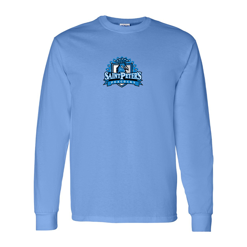 Men's Saint Peters Peacocks Logo Long Sleeve T-Shirt