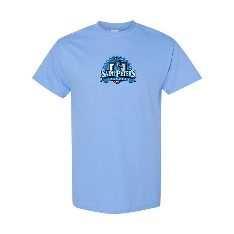 Men's Saint Peters Peacocks Logo Cotton T-Shirt