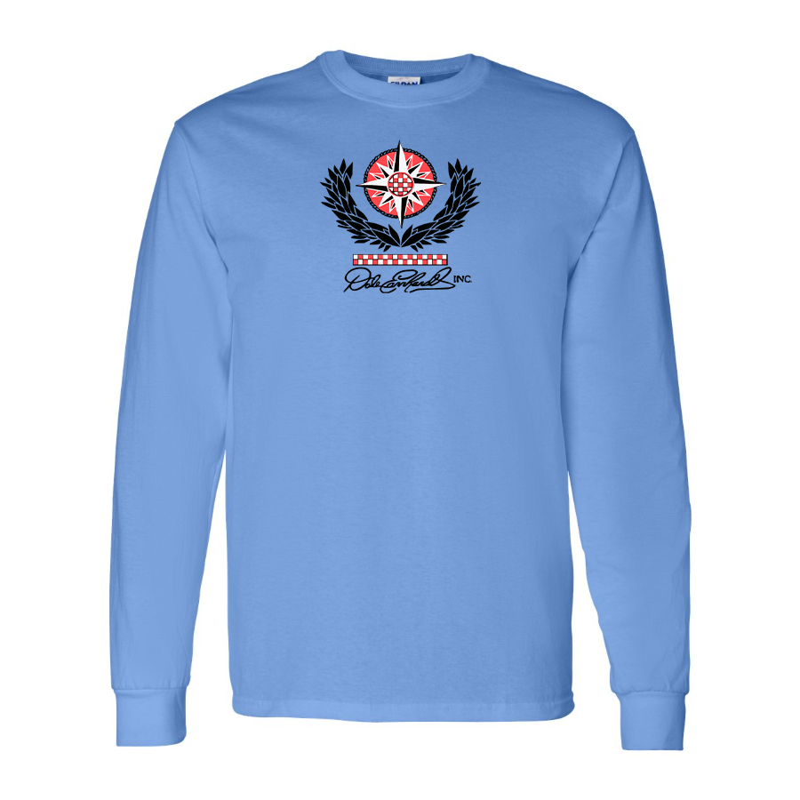 Men's Dale Earnhardt Inc Logo Cotton Long Sleeve T-Shirt