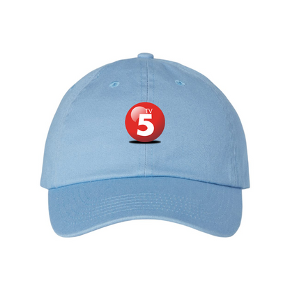 ABC TV5 Logo  Valucap Adult Bio-Washed Classic Dad Hat