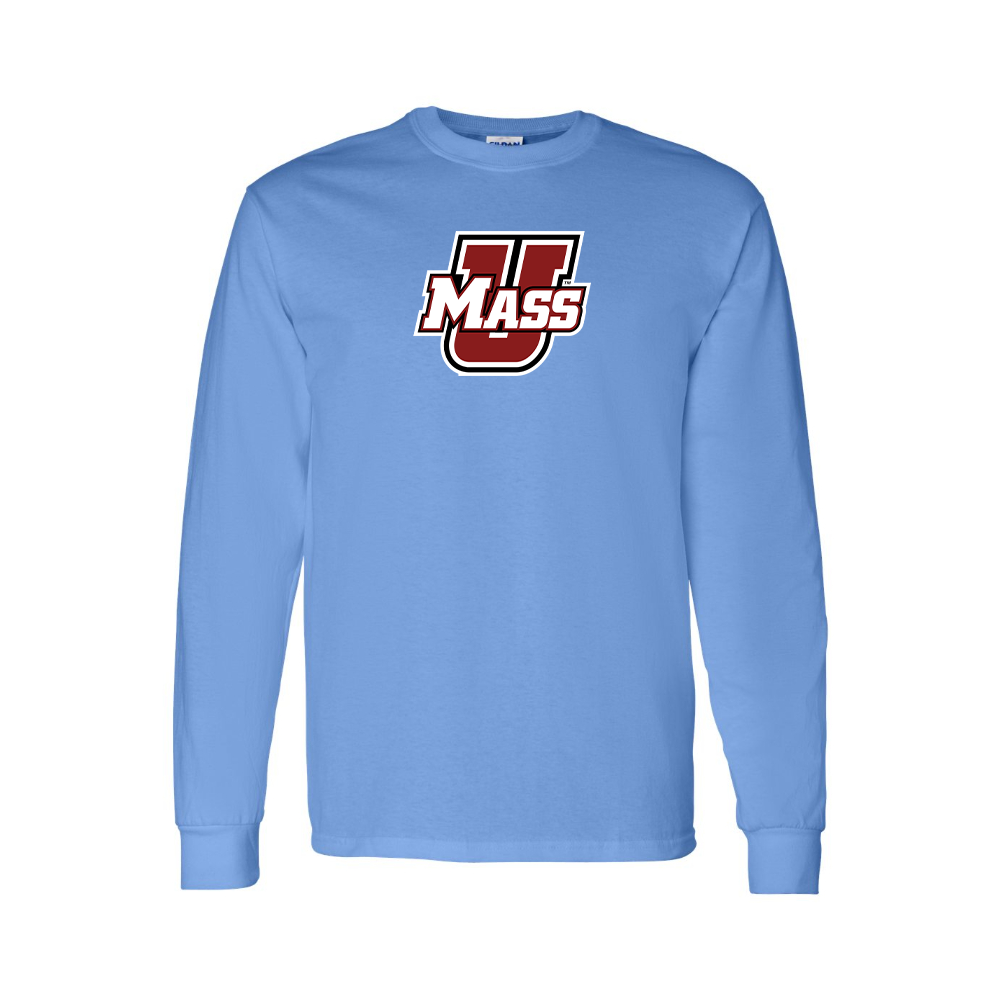 Men's Massachusetts Minutemen Logo Long Sleeve T-Shirt