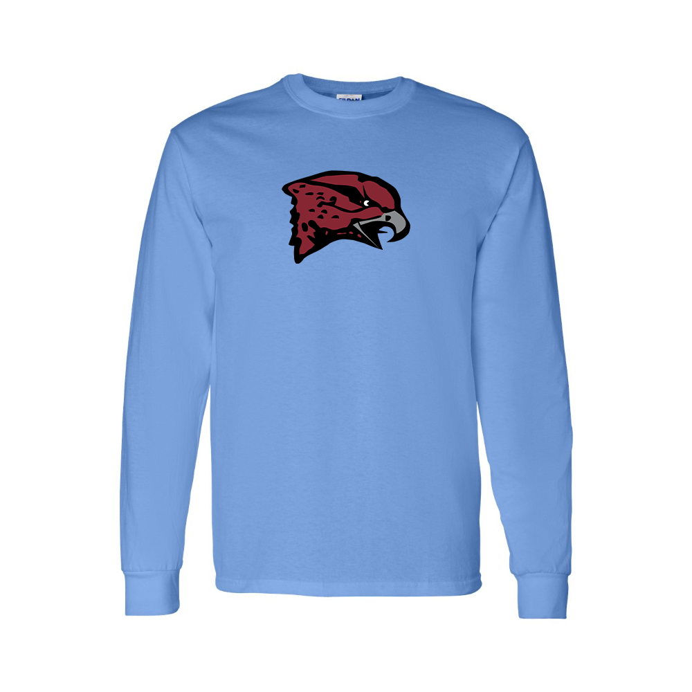 Youth Maryland Eastern Shore Hawks Logo Cotton Long Sleeve T-Shirt