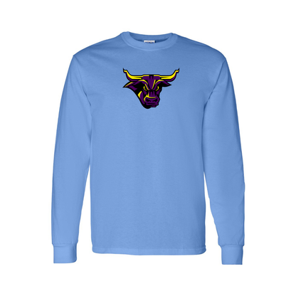 Youth Minnesota State Mavericks Logo Cotton Long Sleeve T-Shirt