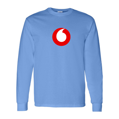 Youth Vodafone Logo Cotton Long Sleeve T-Shirt