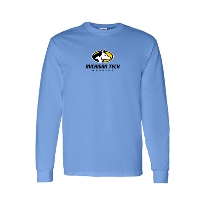 Men's Michigan Tech Huskies Logo Long Sleeve T-Shirt