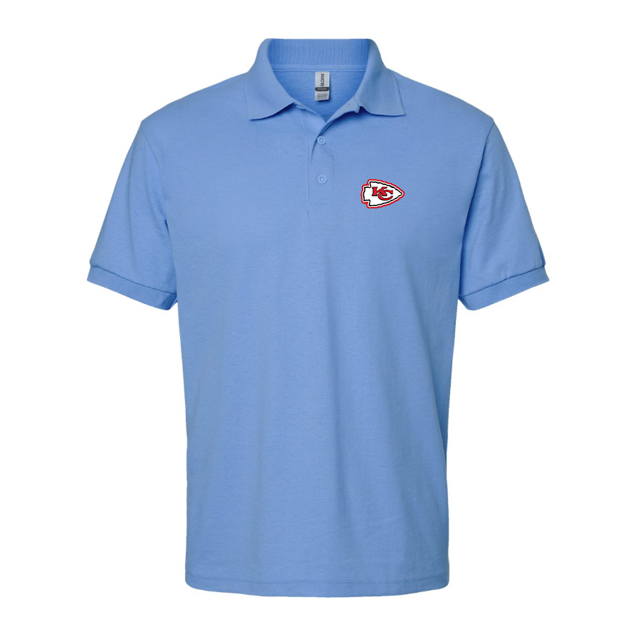 Men's KC Chiefs Logo Dry Blend Polo