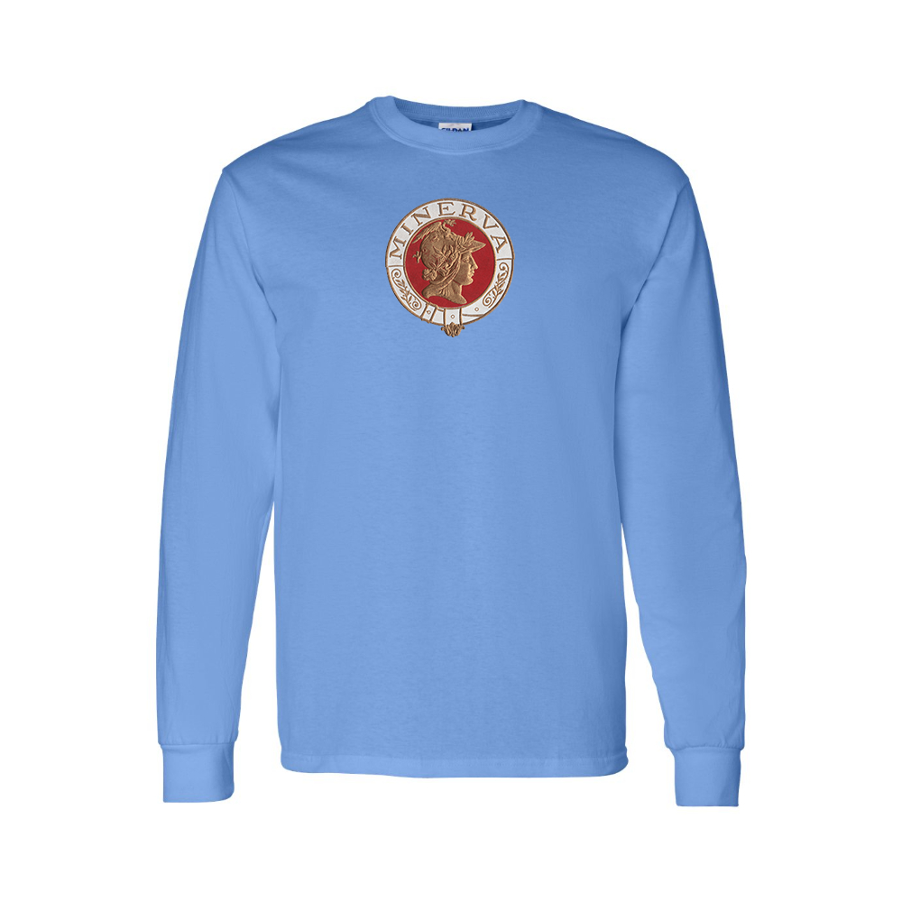 Youth Minerva Cars Logo Cotton Long Sleeve T-Shirt
