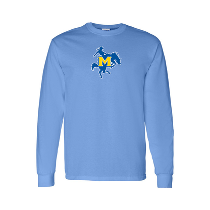 Youth McNeese State Cowboys Logo Cotton Long Sleeve T-Shirt