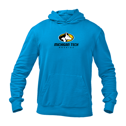 Men's Michigan Tech Huskies Logo Pullover Hoodie