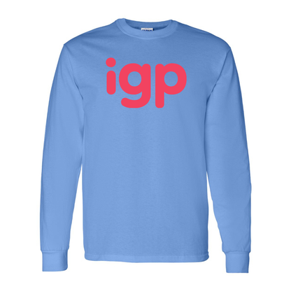 Men's Indian Gifts Portal  Logo Cotton Long Sleeve T-Shirt