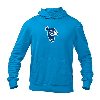 Men's Saint Peters Peacocks Logo Gildan  Heavy Blend Hooded Sweatshirt
