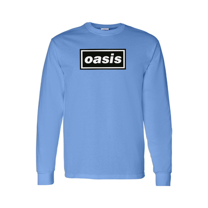 Youth Oasis Logo Cotton Long Sleeve T-Shirt