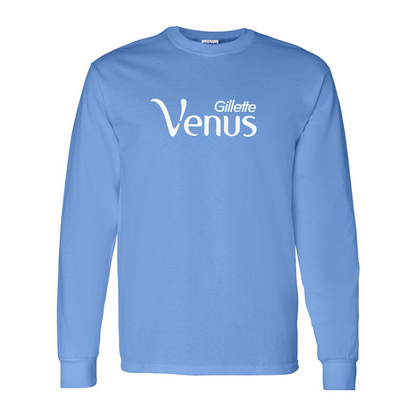 Youth Gillette Venus Logo Cotton Long Sleeve T-Shirt