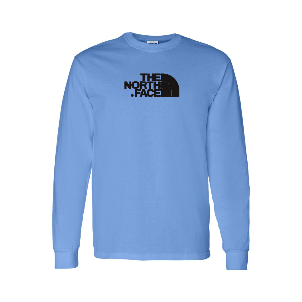 Men's The North Face Black Logo white Long Sleeve T-Shirt