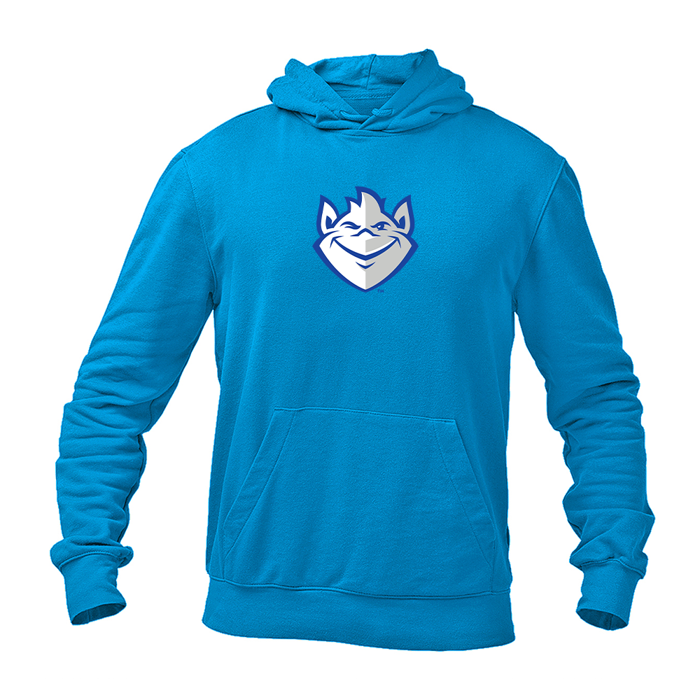 Men's Saint Louis Billikens Logo Gildan  Heavy Blend Hooded Sweatshirt