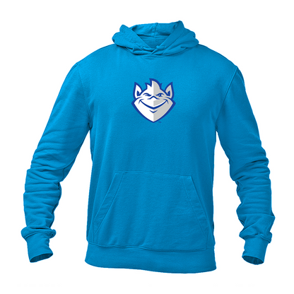 Men's Saint Louis Billikens Logo Gildan  Heavy Blend Hooded Sweatshirt