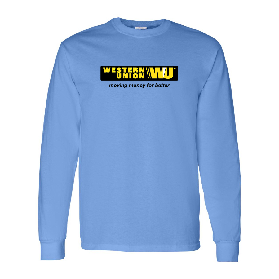 Youth  Wastern Union Logo Cotton Long Sleeve T-Shirt