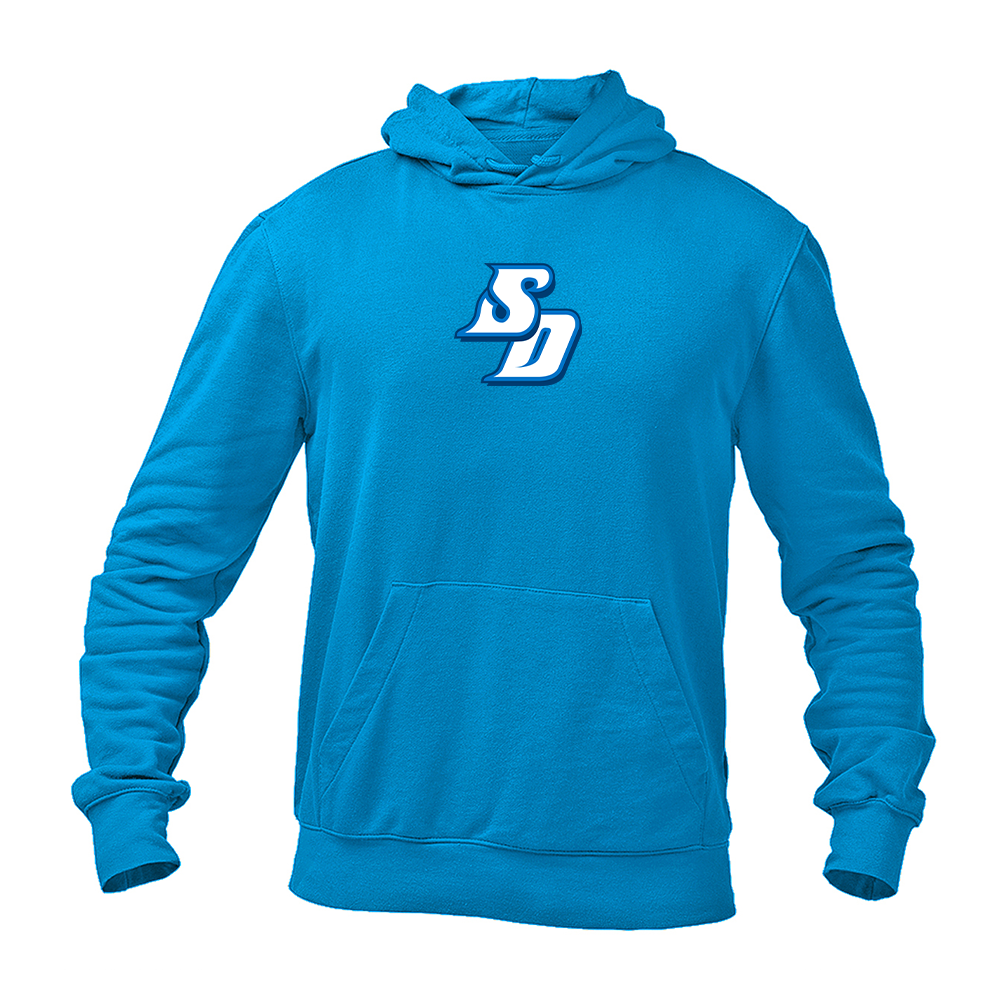 Men's San Diego Toreros Logo Gildan  Heavy Blend Hooded Sweatshirt