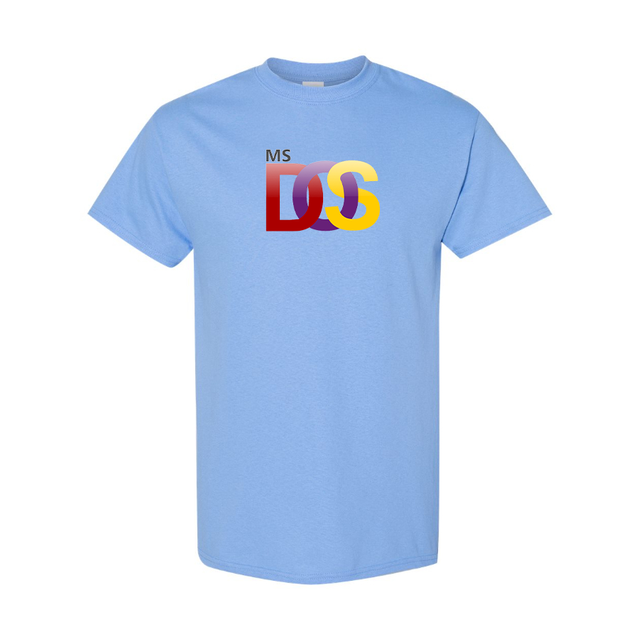 Men's MS DOS Logo Cotton T-Shirt