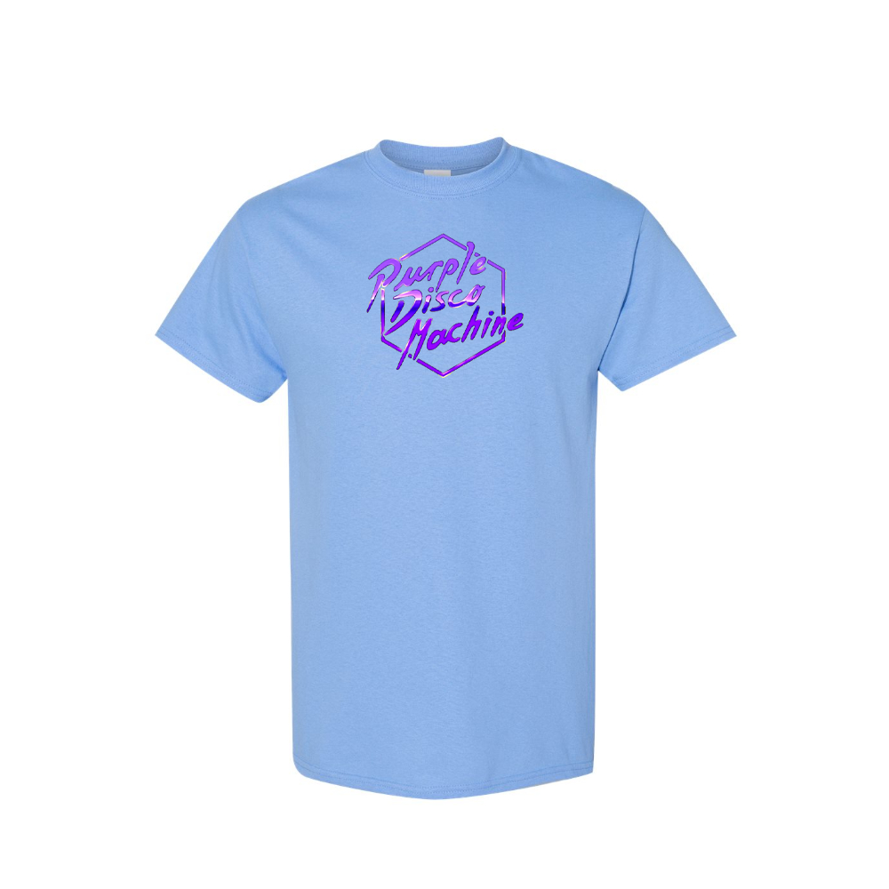 Men's Purple Disco Machine Cotton T-Shirt