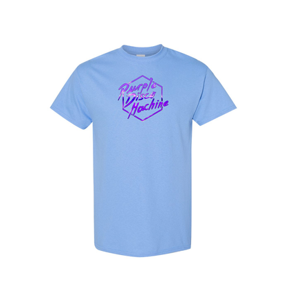 Men's Purple Disco Machine Cotton T-Shirt