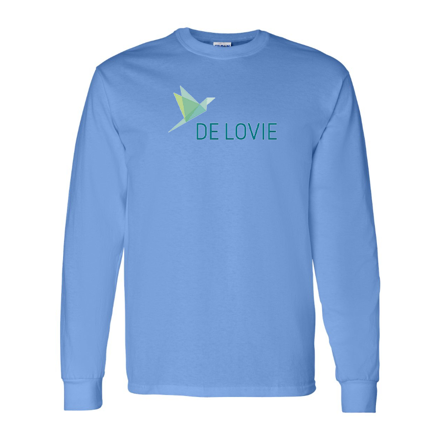 Men's De Lovie Logo Long Sleeve T-Shirt
