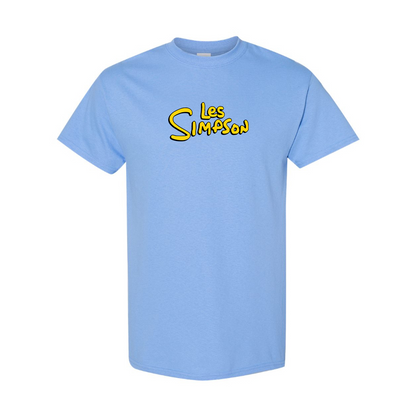 Men's Les Simpson Logo Cotton T-Shirt