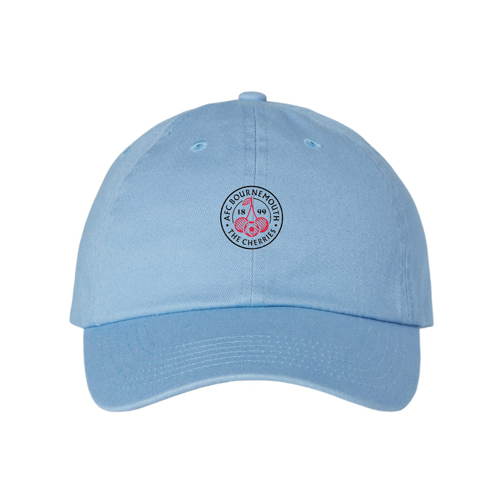 AFC Bournemouth Soccer Logo Valucap Adult Bio-Washed Classic Dad Hat