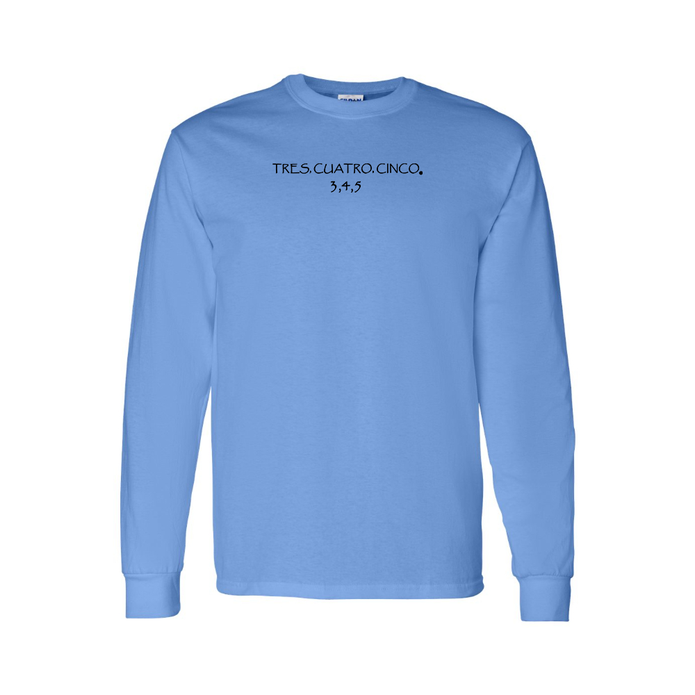Youth Tres Cuatro Cinco Logo Cotton Long Sleeve T-Shirt