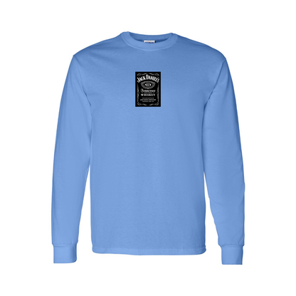Youth Jack Daniels Logo Cotton Long Sleeve T-Shirt