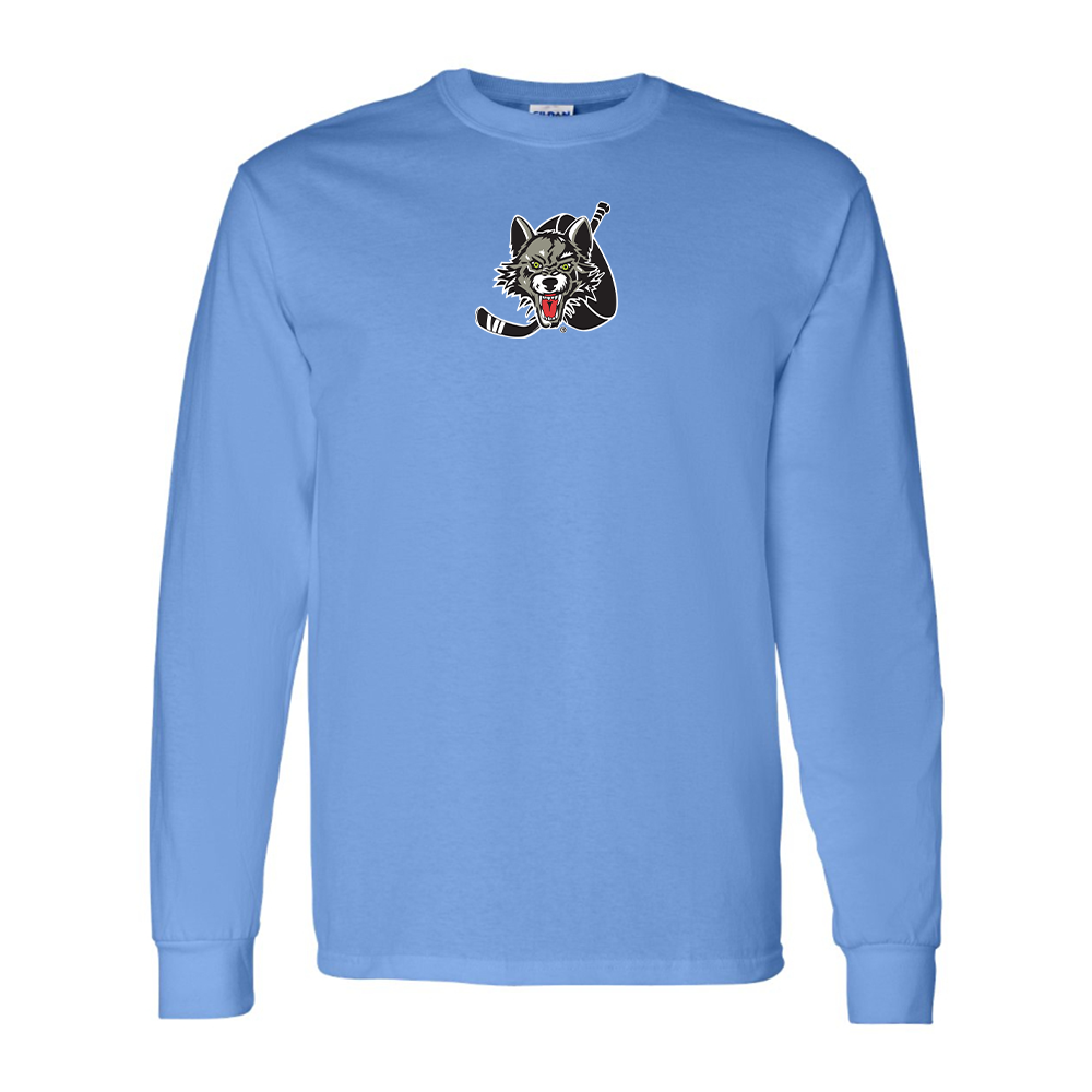 Men's Chicago Wolves Logo Long Sleeve T-Shirt