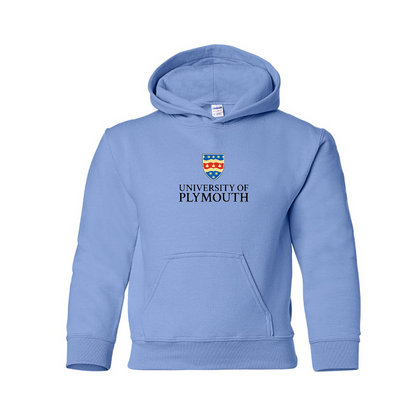 Youth University of Plymouth Logo  Pullover Hoodie