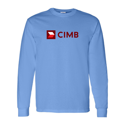 Men's CIMB  Logo Cotton Long Sleeve T-Shirt