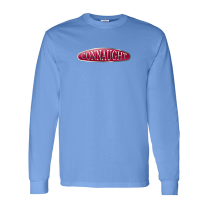 Men's  Connaught Motor Company Logo Cotton Long Sleeve T-Shirt