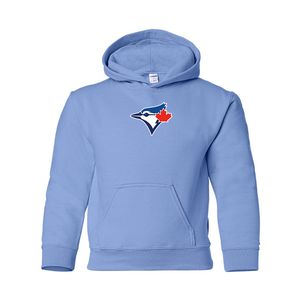 Youth Bluefield Blue Jays Logo Pullover Hoodie