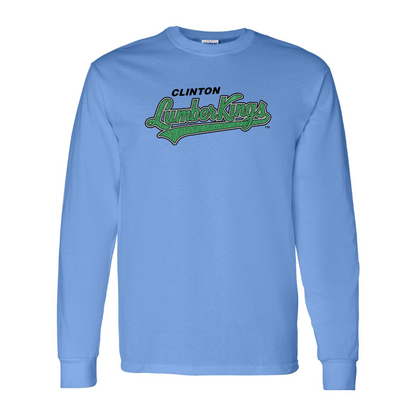 Men's Clinton LumberKings  Logo Cotton Long Sleeve T-Shirt