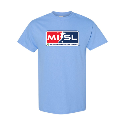 Men's Major Indoor Soccer League Logo Cotton T-Shirt