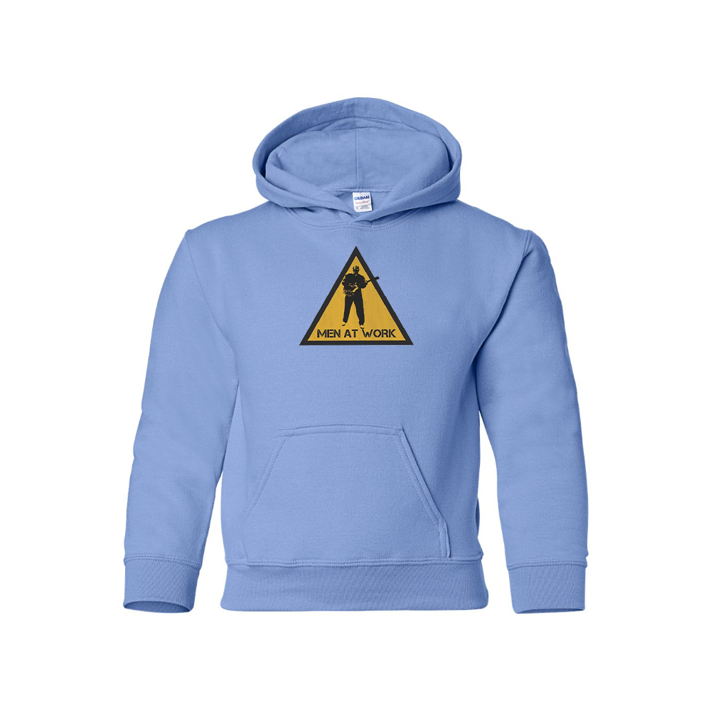 Youth Men at Work Logo Pullover Hoodie