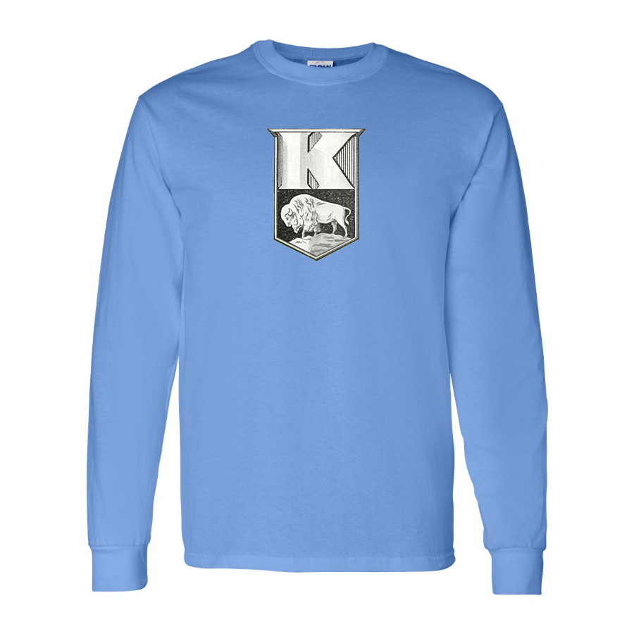 Men's Kaiser  Logo Cotton Long Sleeve T-Shirt