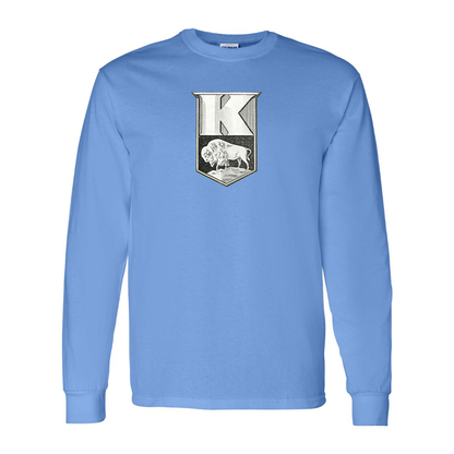 Men's Kaiser  Logo Cotton Long Sleeve T-Shirt
