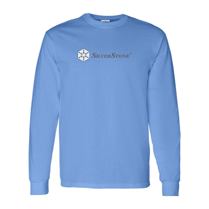 Men's SilverStone Logo Cotton Long Sleeve T-Shirt
