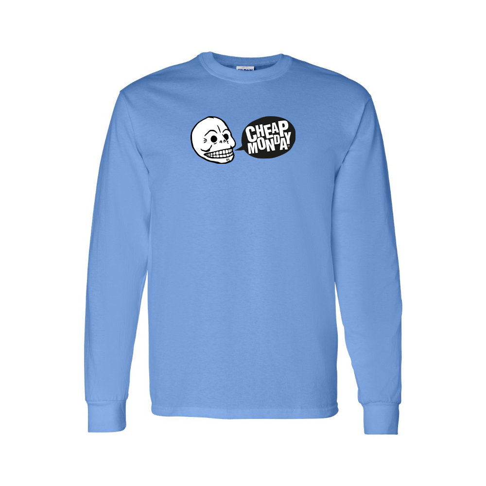 Men's Cheap Monday Logo Long Sleeve T-Shirt