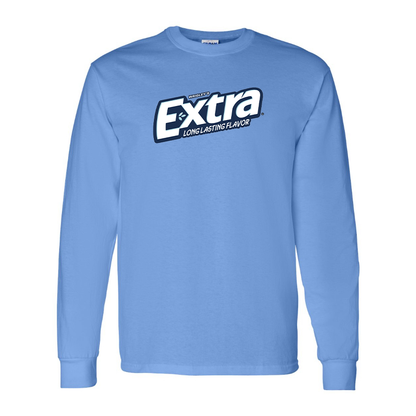 Men's Extra Gum Logo Cotton Long Sleeve T-Shirt