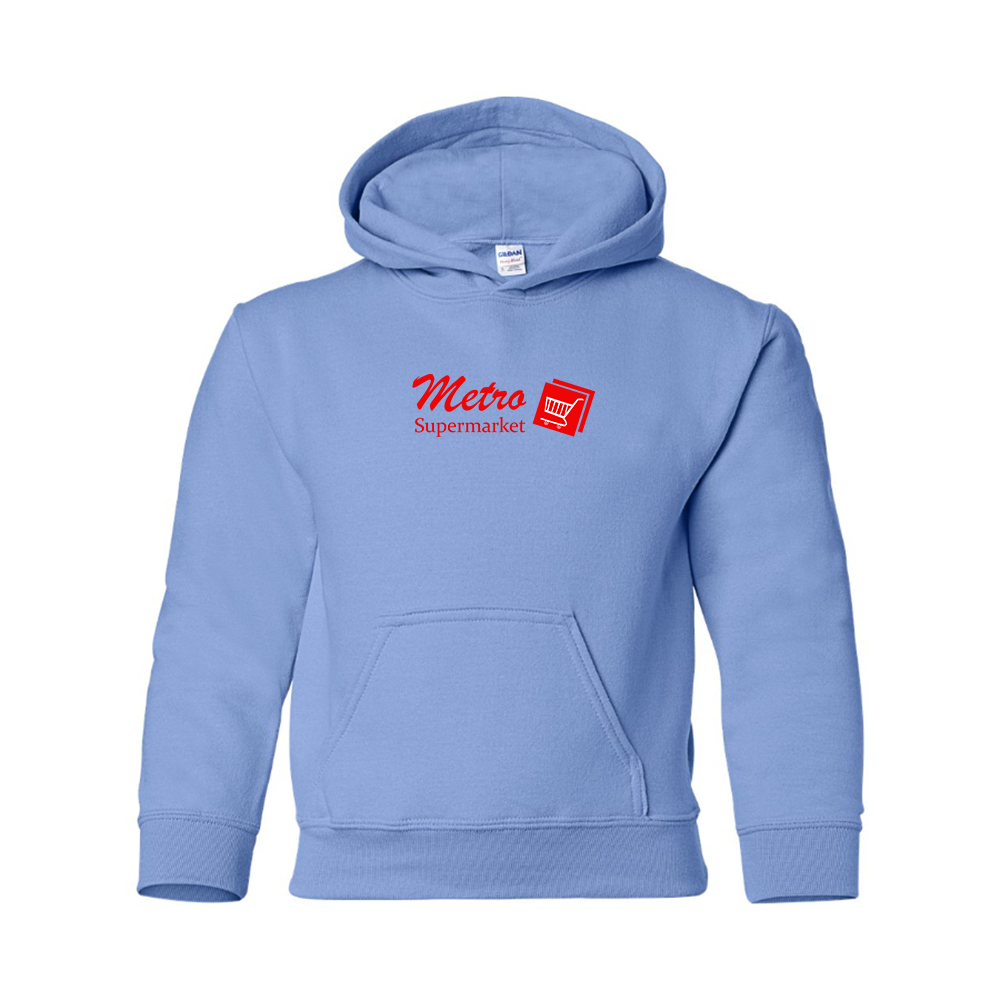 Youth Metro Supermarket Logo  Pullover Hoodie