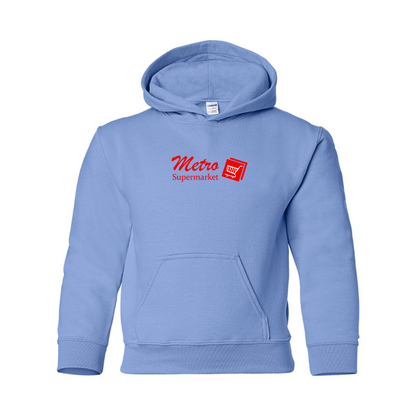Youth Metro Supermarket Logo  Pullover Hoodie